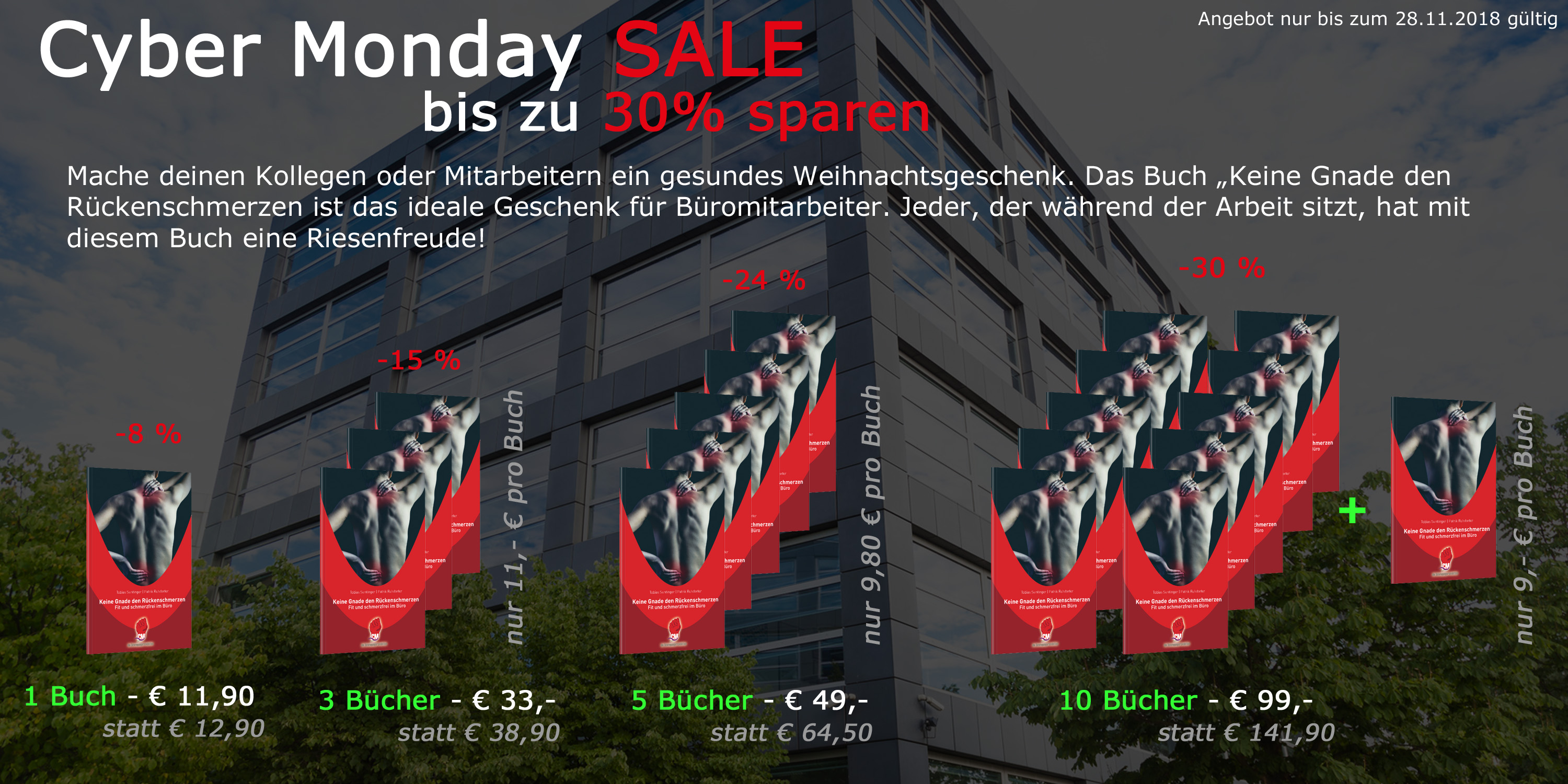 Buch Angebot Cyber Monday